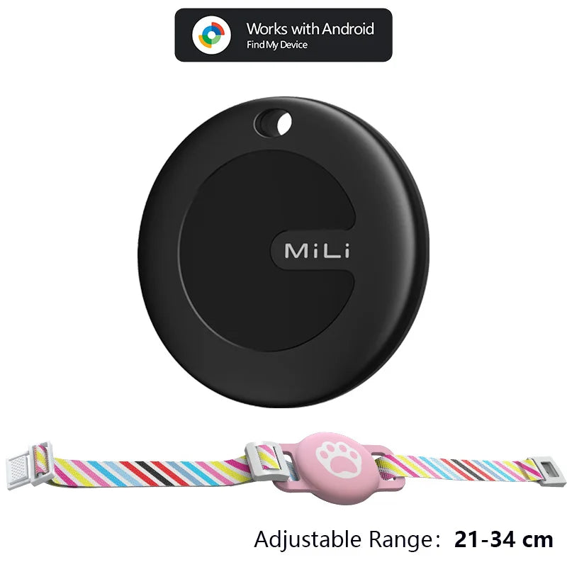 Smart GPS Pet Tracker for Dogs & Cats | Waterproof | Google Find My Device (Android)