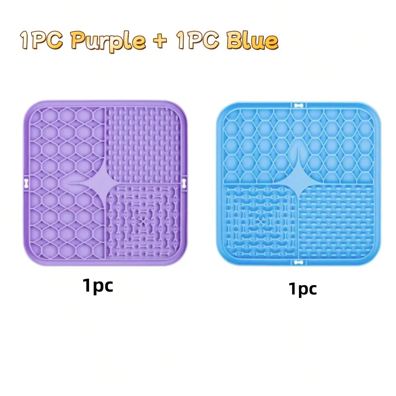 Pet Lick Mat – Silicone Slow Feeder & Bathing Distraction Mat