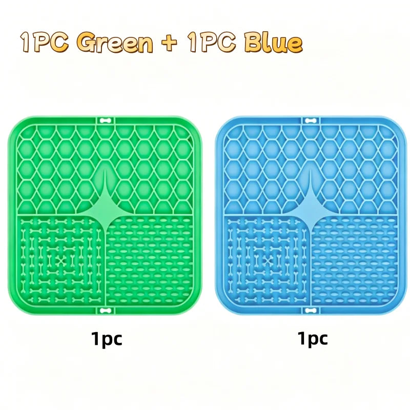Pet Lick Mat – Silicone Slow Feeder & Bathing Distraction Mat