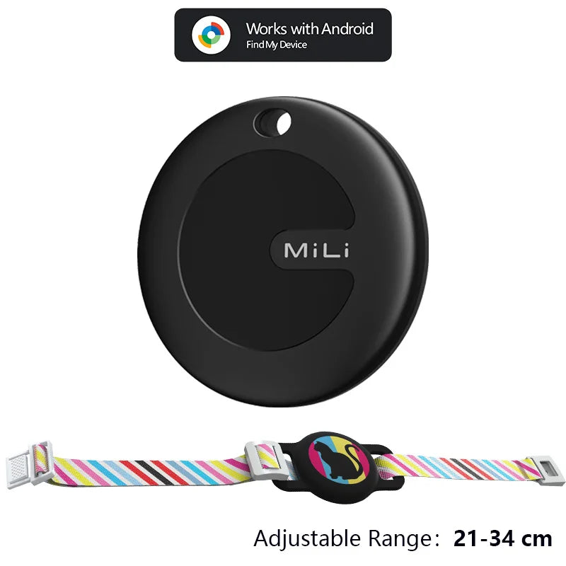Smart GPS Pet Tracker for Dogs & Cats | Waterproof | Google Find My Device (Android)