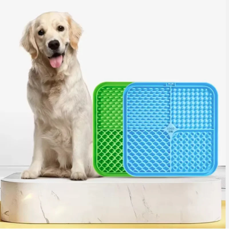 Pet Lick Mat – Silicone Slow Feeder & Bathing Distraction Mat