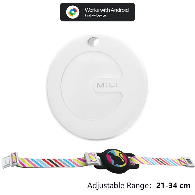 Smart GPS Pet Tracker for Dogs & Cats | Waterproof | Google Find My Device (Android)