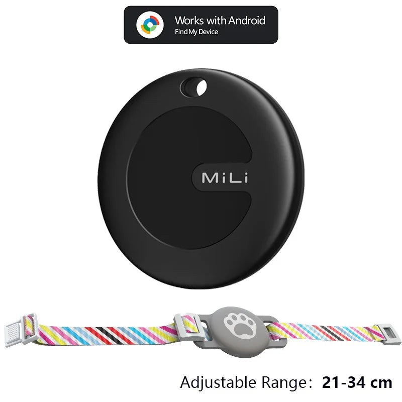 Smart GPS Pet Tracker for Dogs & Cats | Waterproof | Google Find My Device (Android)