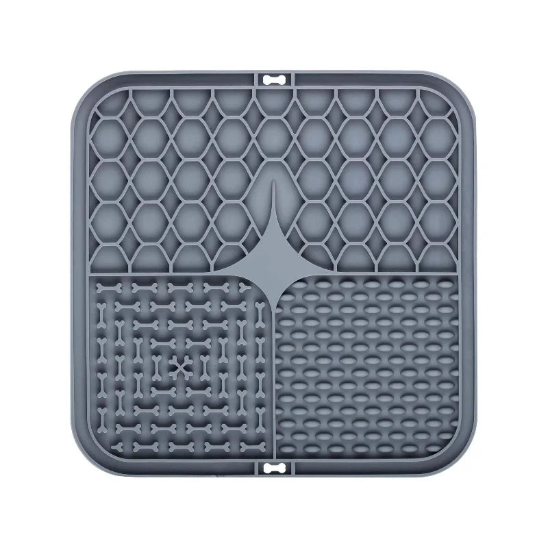 Pet Lick Mat – Silicone Slow Feeder & Bathing Distraction Mat