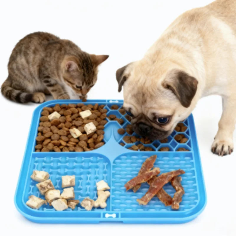 Pet Lick Mat – Silicone Slow Feeder & Bathing Distraction Mat