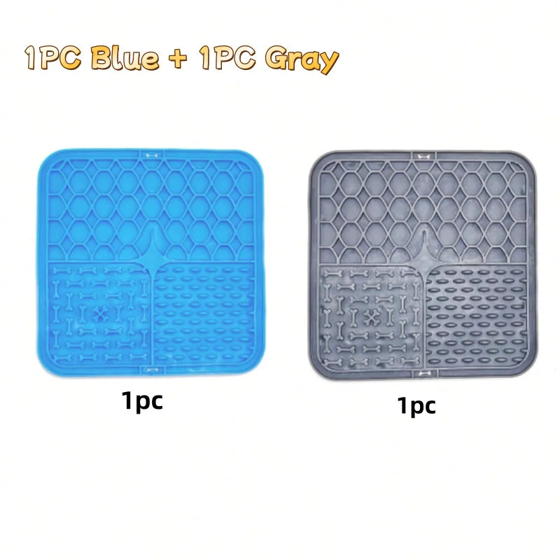 Pet Lick Mat – Silicone Slow Feeder & Bathing Distraction Mat