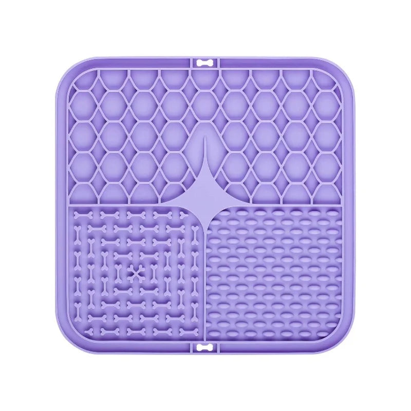 Pet Lick Mat – Silicone Slow Feeder & Bathing Distraction Mat