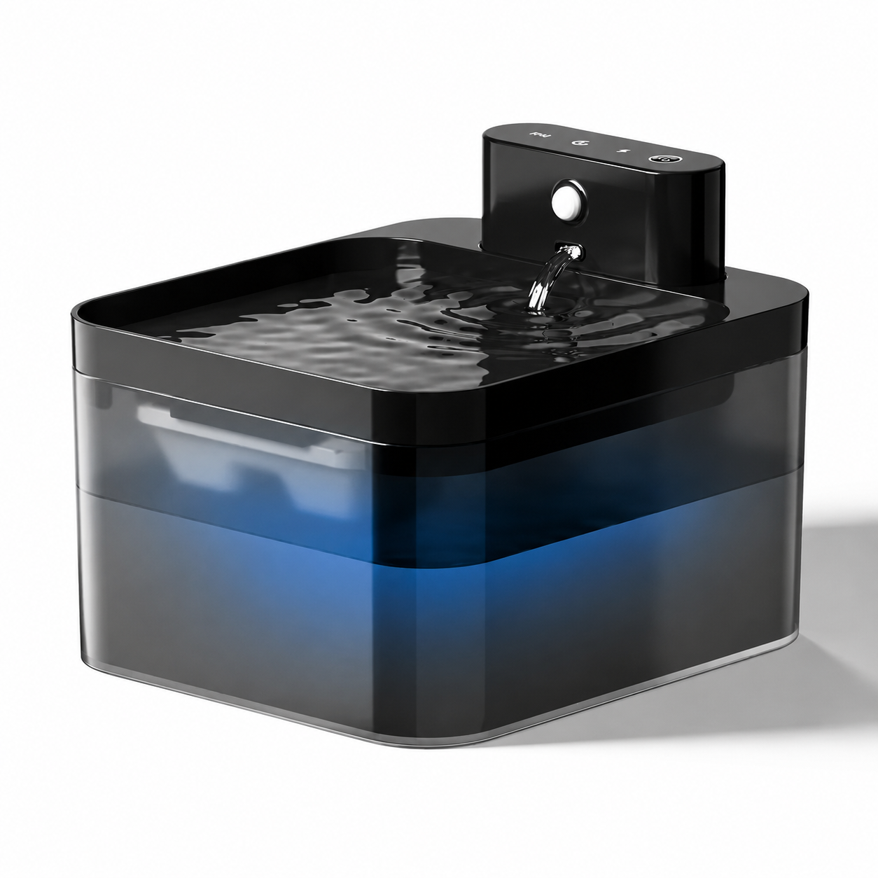 2.2L Smart Pet Water Fountain – Wireless Rechargeable Cat & Dog Water Dispenser